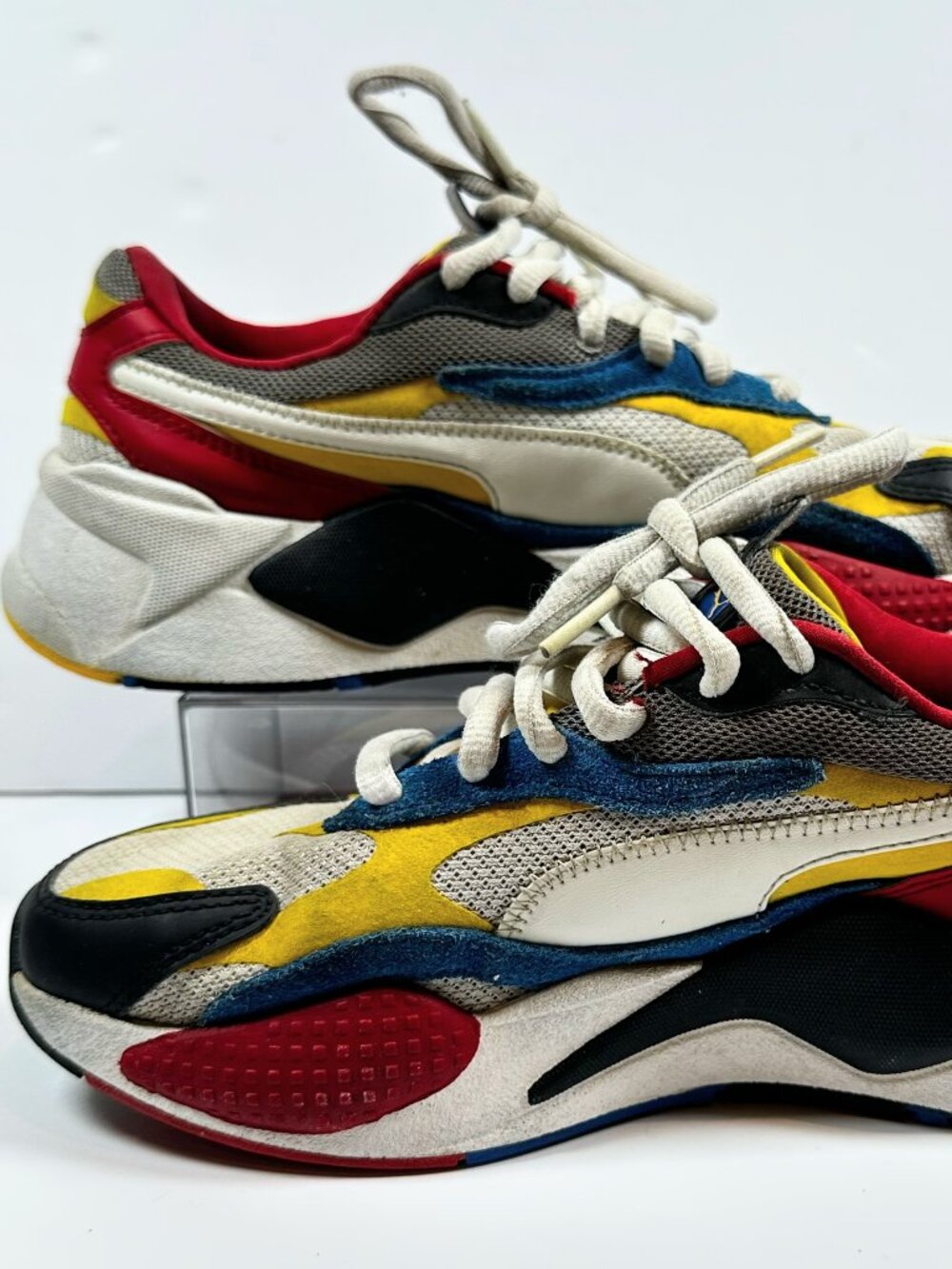Puma RS-X3 Puzzle Lace Up Men's Size 6.5C Sports‎ Gym Running Trainers Sneakers